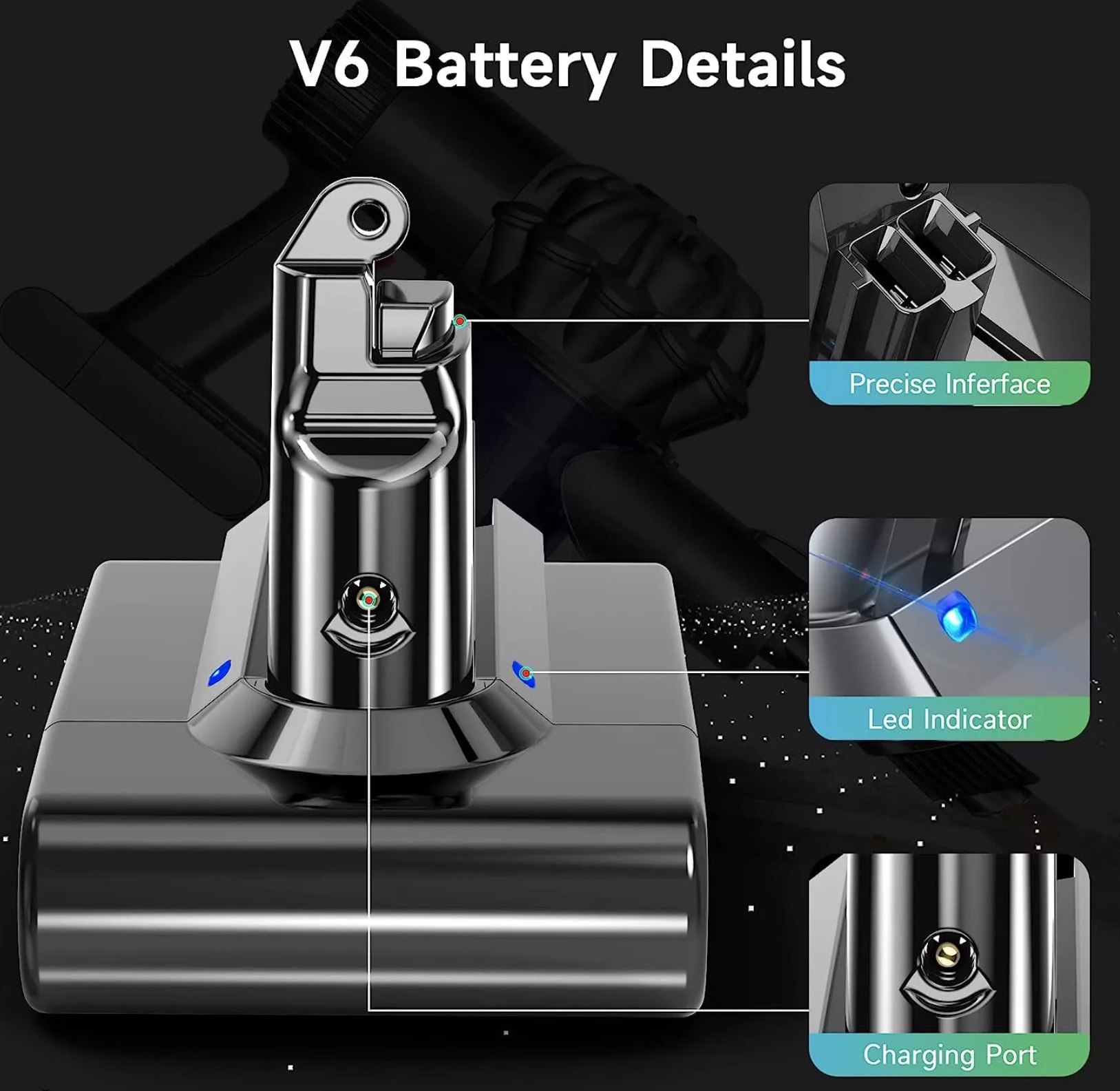 Dyson V6 Battery Specs