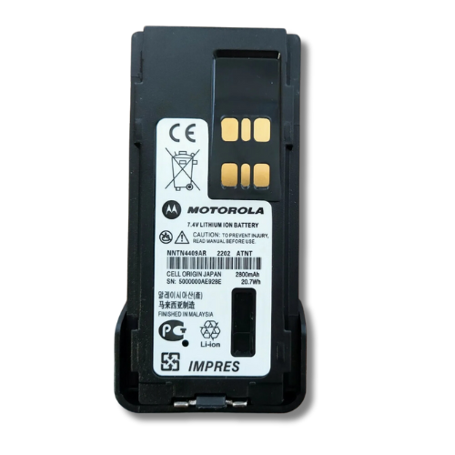 Replacement Battery NNTN4077 For Motorola XPR6300 XPR6500 XPR6550 XPR6580 – 7.4V Li-Ion With Clip