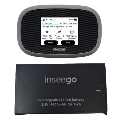 Novatel MiFi Replacement Battery 160002 For Verizon Jetpack 7730L MiFi 8800L