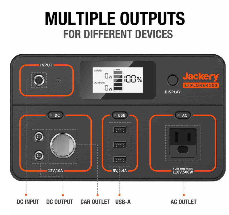 Jackery Explorer 500 Portable Power Station