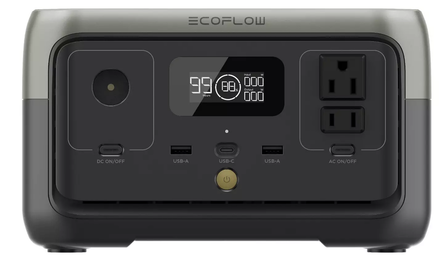 EcoFlow RIVER 2 Portable Power Station 256Wh Generator LFP Certified Refurbished