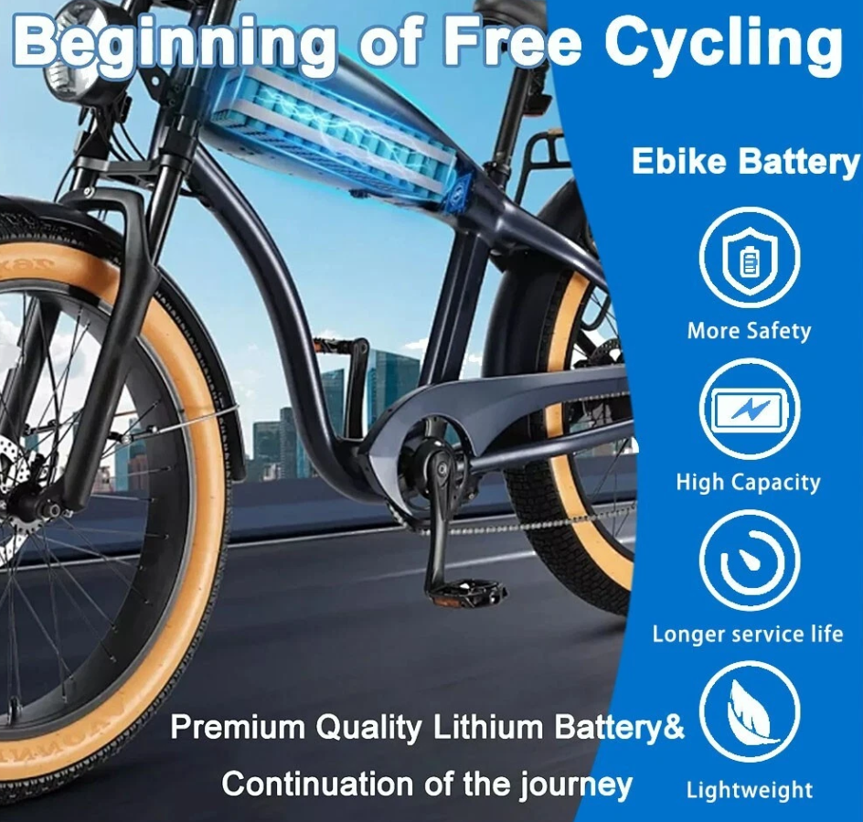 Ebike & Scooter Battery 48v 16ah