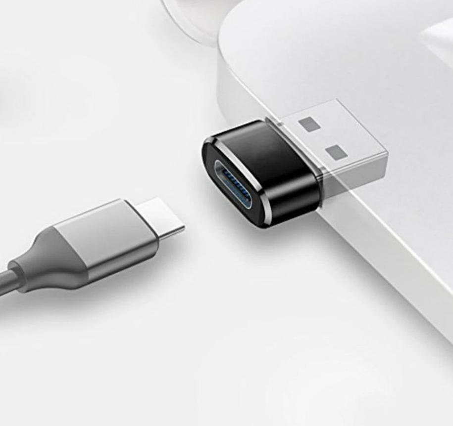 USB C 3.1 Type C Female to USB 3.0 Type A Male Port Converter Adapter (2 Pack)