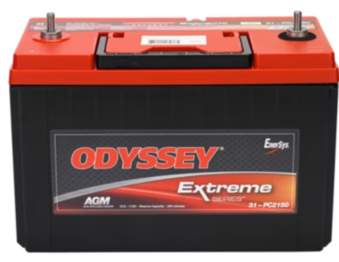 Odyssey Battery 31 Group Size 12v 1150CCA PC2150-ODX-AGM31