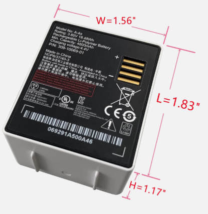 Arlo Battery A-4a For Arlo Ultra, Ultra 2, Arlo Pro 3, Pro 4, 5, 5S Camera VMC4040P