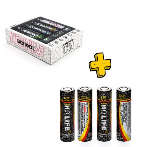 18650 Charger with 4 Hohm Life Batteries -Charger Fits: 18650, 20700, – Battery World 18650 Charger with 4 Hohm Life Batteries -Charger Fits: 18650, 20700, – Battery World