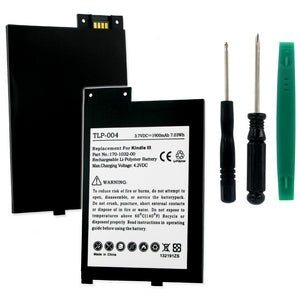 Amazon Kindle 3rd Gen Replacement Battery with Tools 170-1032-00 3.7V Battery World Amazon Kindle 3rd Gen Replacement Battery with Tools 170-1032-00 3.7V Battery World