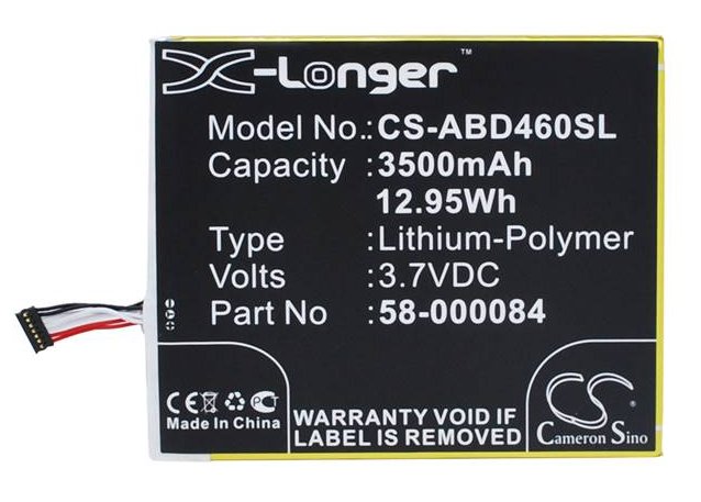 Amazon Kindle Fire HD 7 26S1001 3.7V 4Ah Li-pol Battery (T) Amazon Kindle Fire HD 7 26S1001 3.7V 4Ah Li-pol Battery (T)