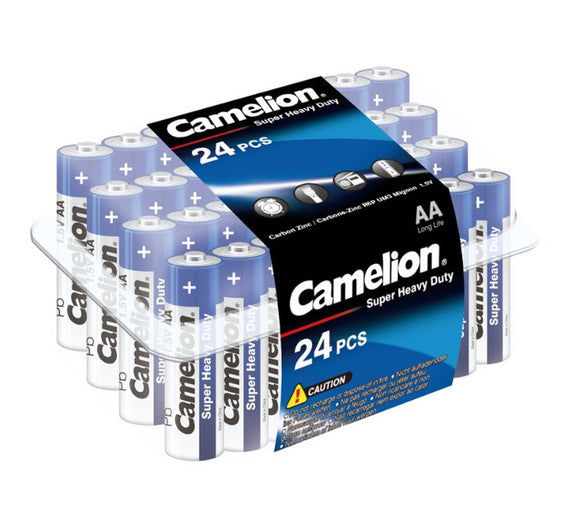 Camelion AA Batteries 24Pk Super Heavy Duty Long Lite
