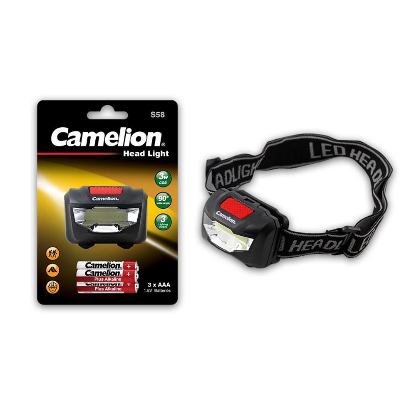 Head Light S58 COB LED - Battery World