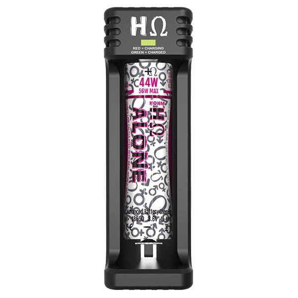 Hohm Battery Charger - 1 Slot Universal Battery Charger for 18650, 26650, 22650, 21700, 20700, and more - Battery World