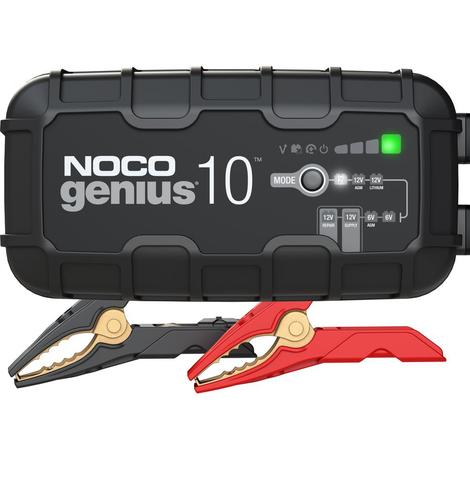 Noco Genius 10 Smart Charger 10amp for 6V or 12V Batteries Battery World Noco Genius 10 Smart Charger 10amp for 6V or 12V Batteries Battery World