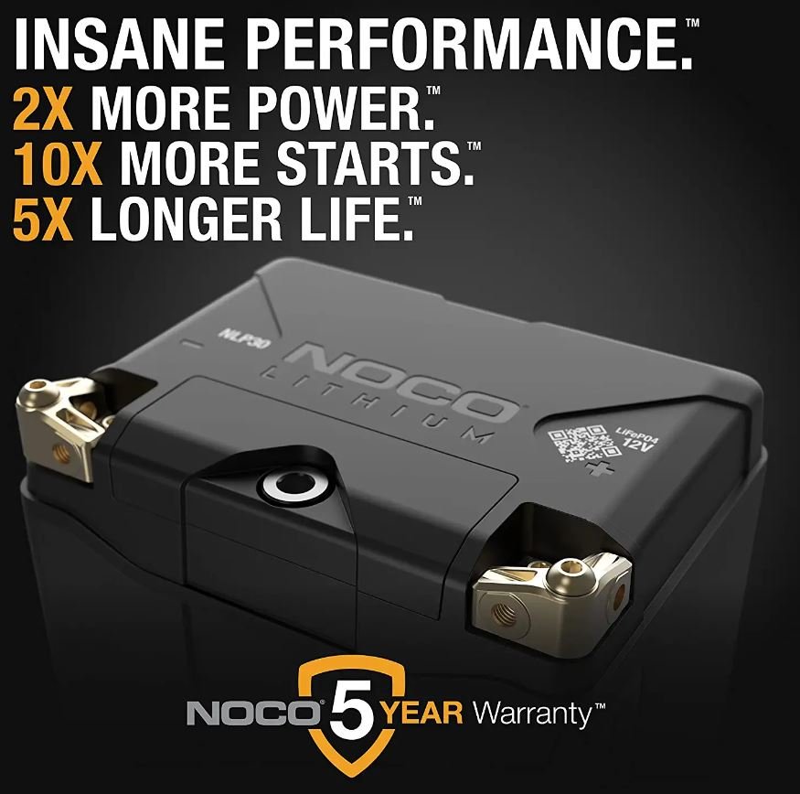 Noco NLP30 12v 700A Universal Powersport Lithium Battery Bci Group size 30 - Battery World