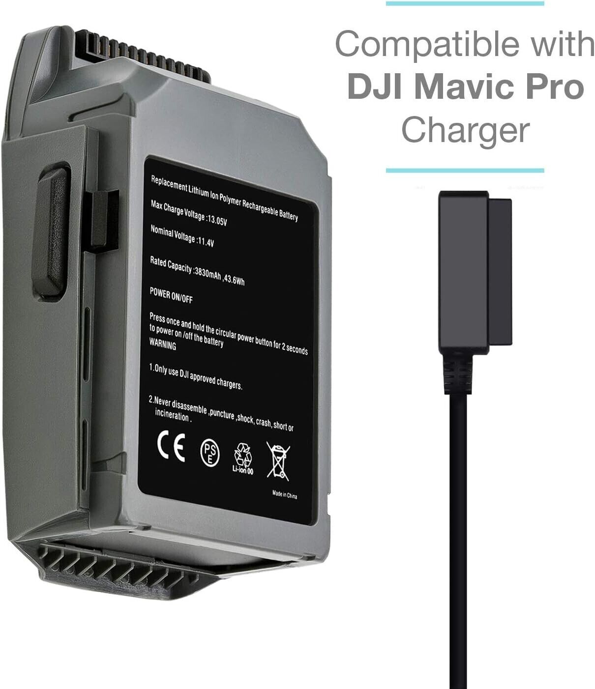 Replacement Battery for Intelligent Flight for DJI Mavic Pro Drone - Battery World