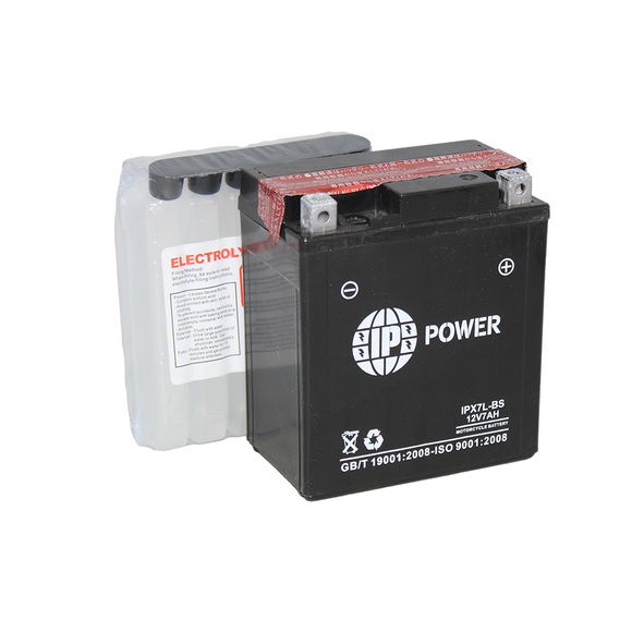 IP Power IPX7L-BS AGM Motorsport Battery