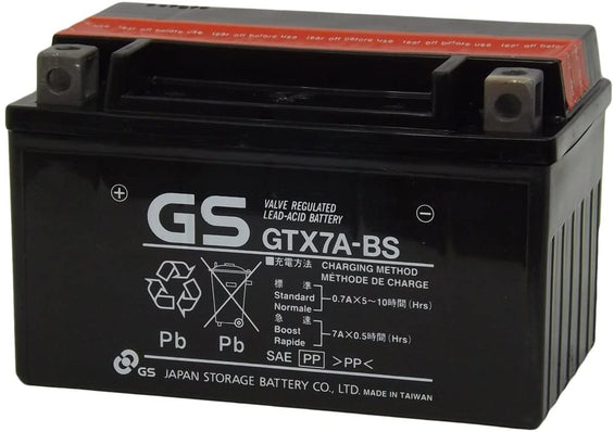 YTX7A-BS Battery Replacement GTX7A-BS