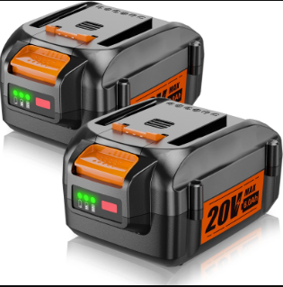 2PACK For WORX 20V 6.0Ah Battery Extend Lithium-Ion WA3525 WA3575 WA3520