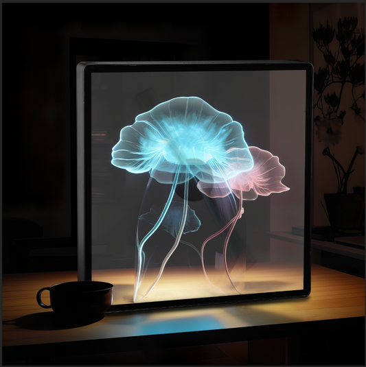 3D Hologram LED Fan With Frame