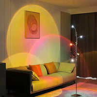 5-Head Projector Floor Lamp