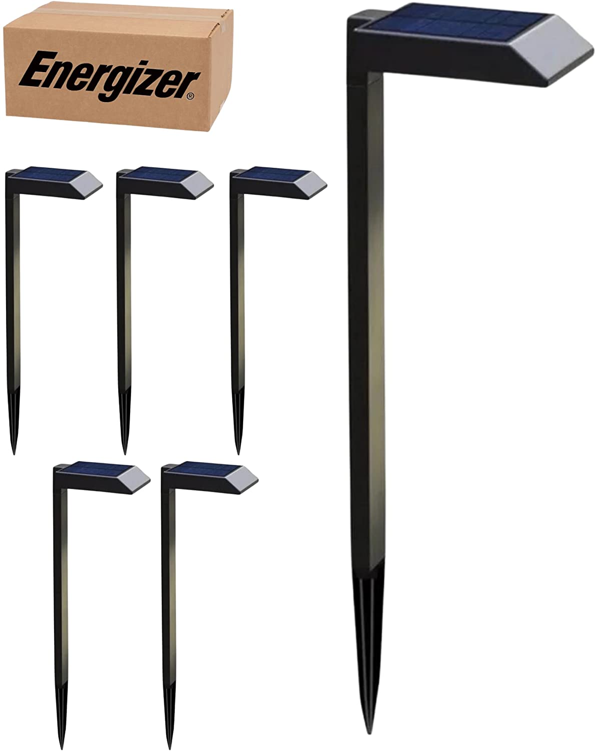 Energizer Solar LED Pathway Lights 30 Lumen, 6-Pack