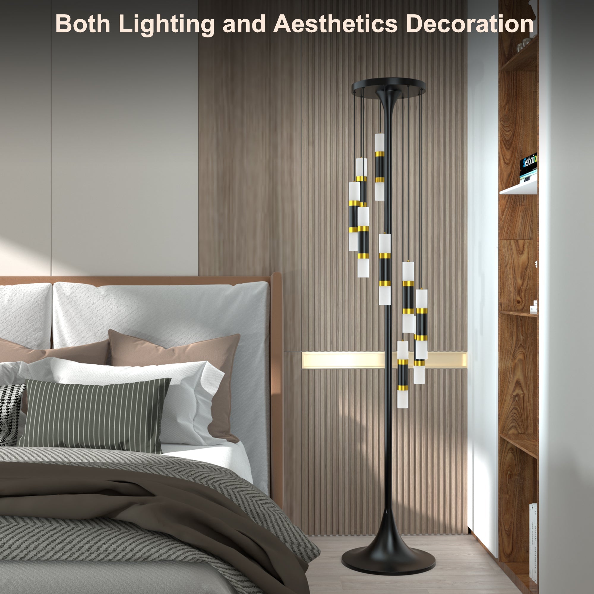 71 inch Tall Dimmable Standing LED Floor Lamp