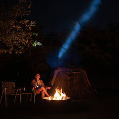 Flipo Solar Rechargeable Dual Flashlight & Work Light