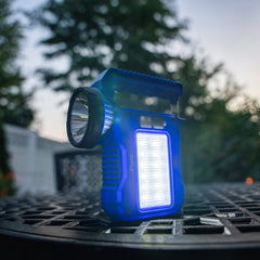 Flipo Solar Rechargeable Dual Flashlight & Work Light