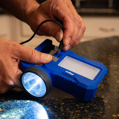 Flipo Solar Rechargeable Dual Flashlight & Work Light