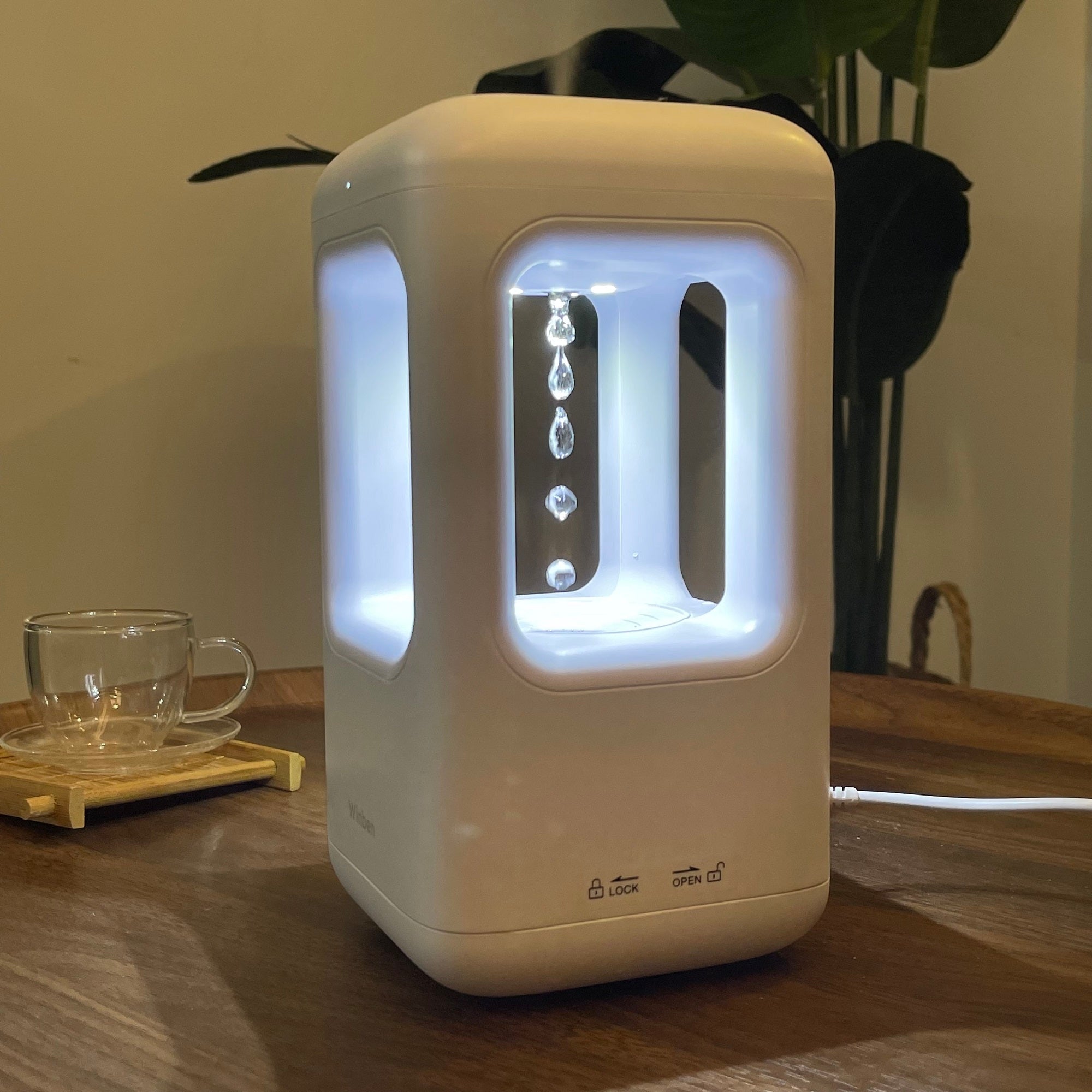 Anti-Gravity Humidifiers LED Night Light