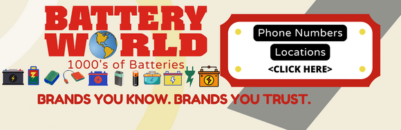 Battery world best sale