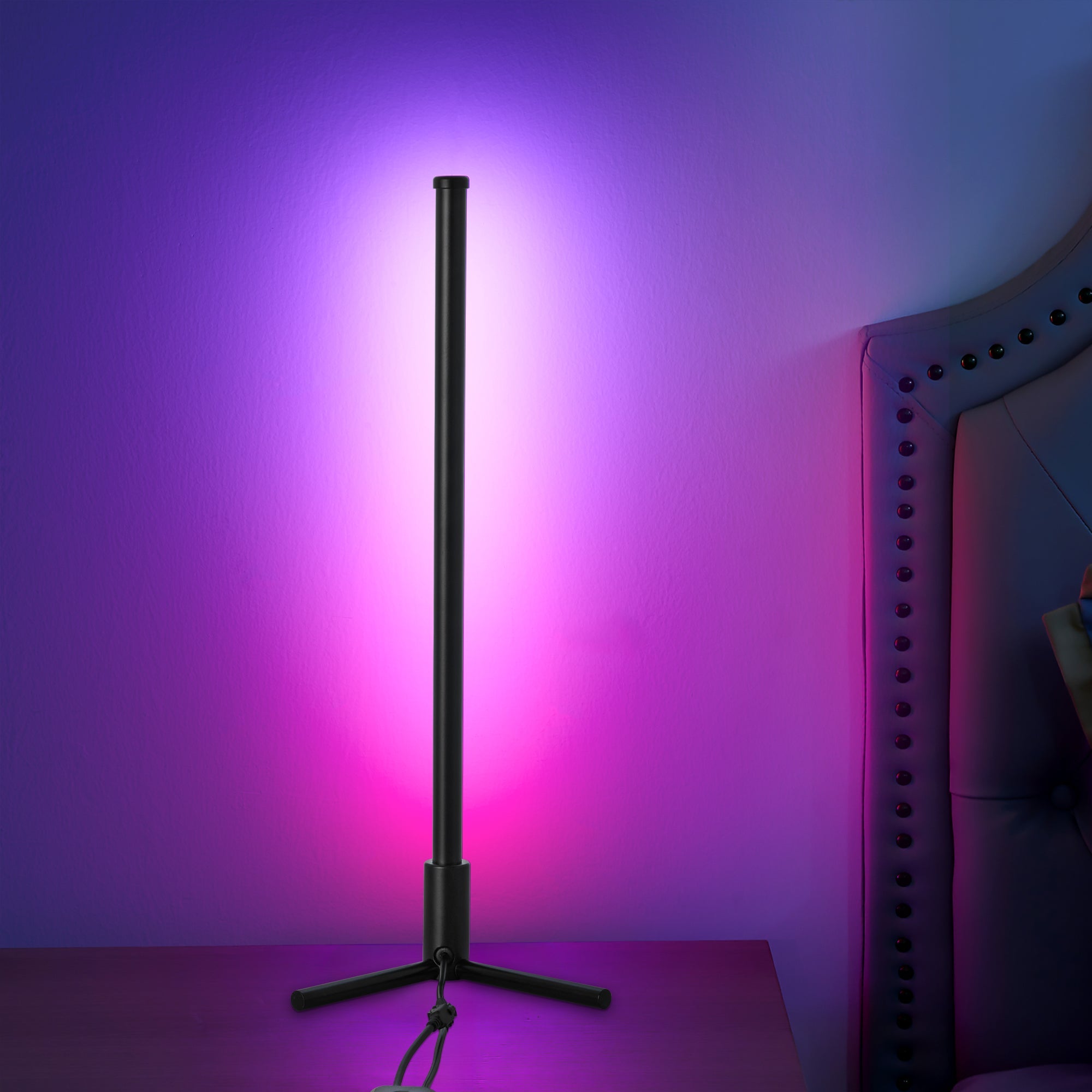 RGBCW Corner Table Lamp - Black