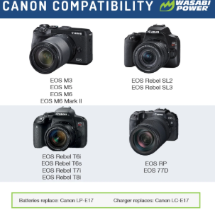 Canon LP-E17 cameras