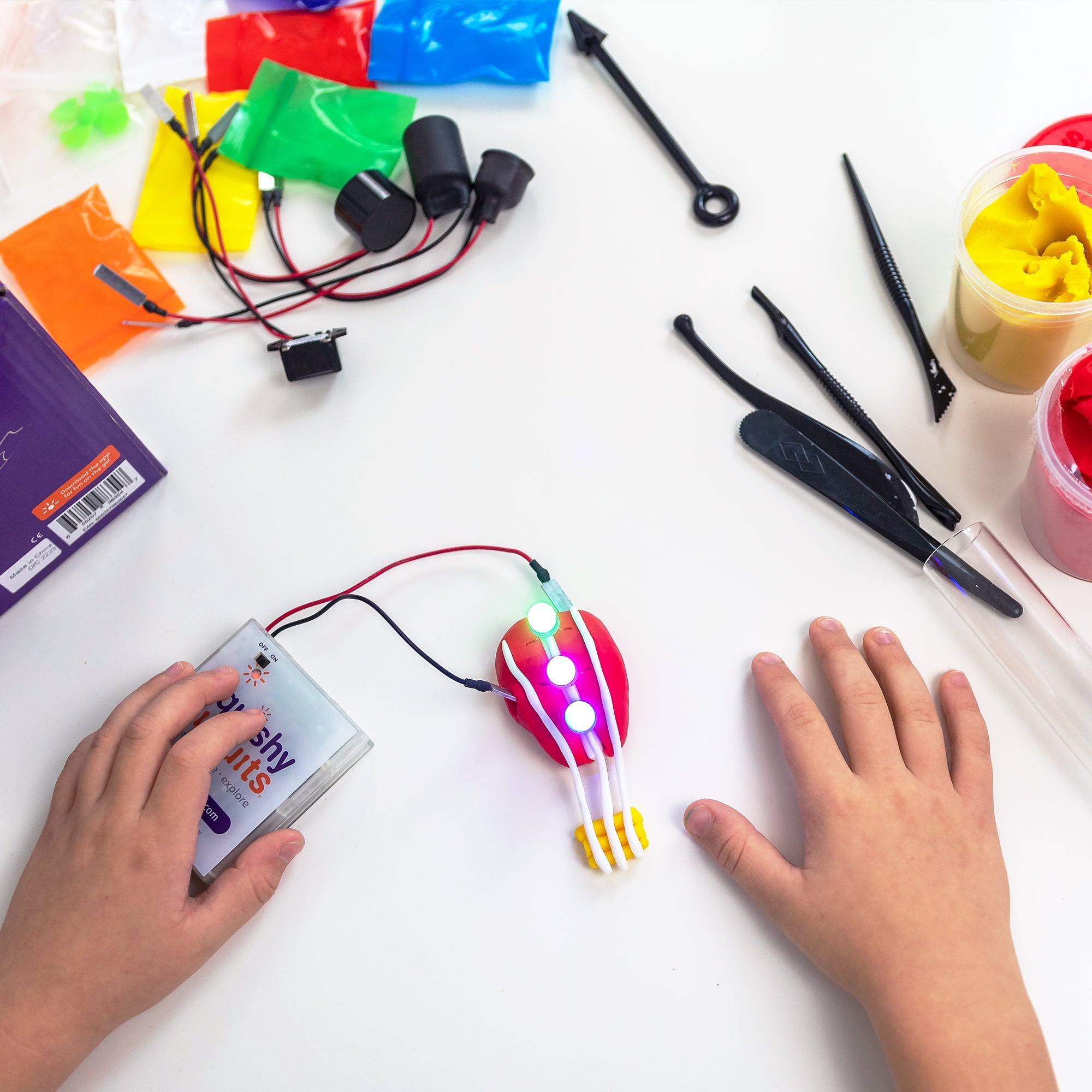 The Squishy Circuits Deluxe Kit