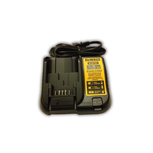 Dewalt DCB107 12V & 20V Max Li-ion Battery Charger replaces DCB100 & DCB112