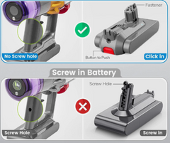 Dyson Click in Battery Outsize SV29 V15 V11 - SV15 SV16 SV22 SV28 4800mAh compatible