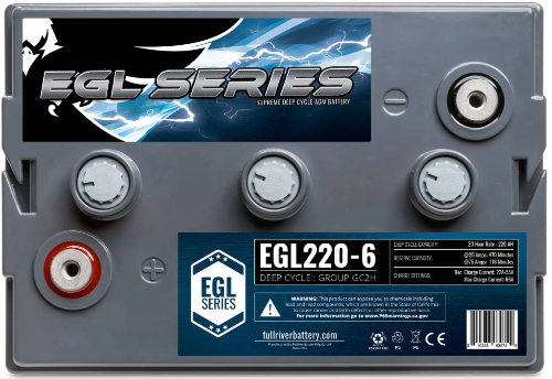 Fullriver EGL220-6 Battery GC2H EGL AGM Battery
