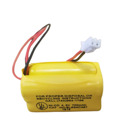 Emergency Light Battery Packs: BL93NC487 for BST Battery DAA700MAH4.8V 4TD800AAH