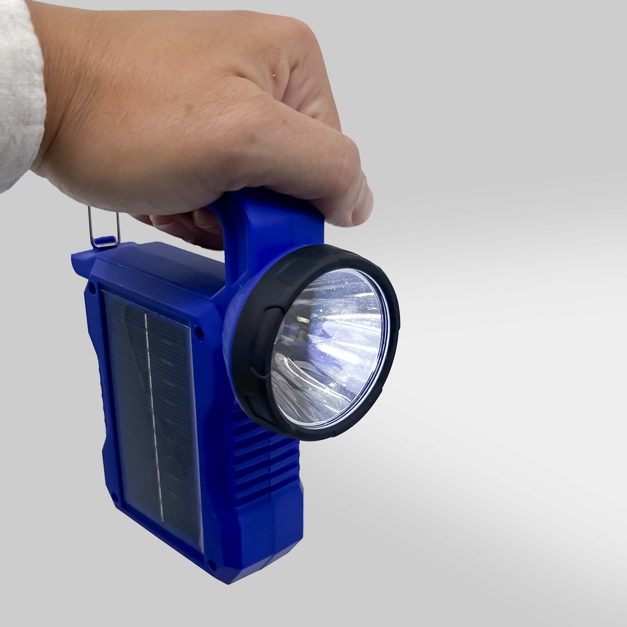Flipo Solar Rechargeable Dual Flashlight & Work Light