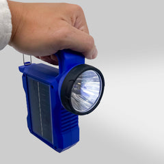 Flipo Solar Rechargeable Dual Flashlight & Work Light