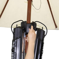 Electric Umbrella Heater Outdoor Heaters for Patio Electric Only Waterproof Infrared for Patio, Commercial and Residential