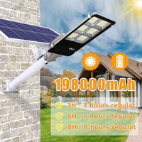 800 Watt Solar Street Lights, with Remote Control 105000LM LED Solar Outdoor Commercial Light IP67 Waterproof Dusk to Dawn Solar Light 6500K Super Bright Solar Flood Light