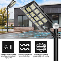 Tall Street Light Pole, Street Lamp Post for Outdoor Lights, Solar Street Light Pole