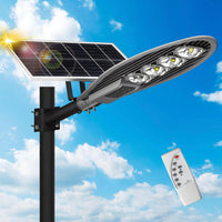 1800W Solar Street Light Outdoor, 50000LM Commercial Solar LED Flood Security Light with Remote Control