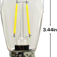 Replacement Bulb PRO LED Energy Efficient 2 Watt Warm White 2500K Dimmable Bulb - 15 Pack - E26 Base