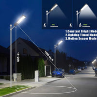 Solar Street Light Motion Sensor Waterproof Solar Security Flood Lights