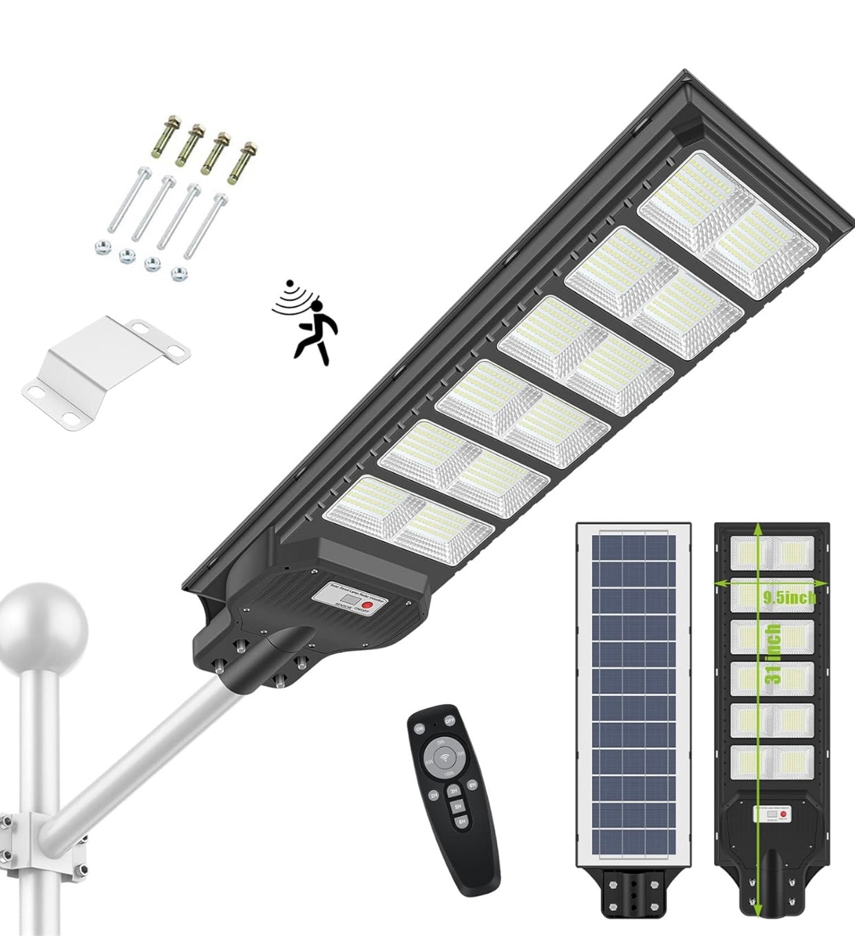 Solar Street Light Motion Sensor Waterproof Solar Security Flood Lights