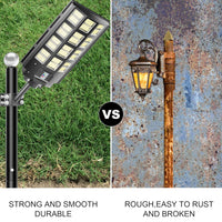 Tall Street Light Pole, Street Lamp Post for Outdoor Lights, Solar Street Light Pole