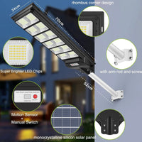 Solar Street Light Motion Sensor Waterproof Solar Security Flood Lights