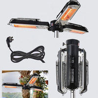 Electric Umbrella Heater Outdoor Heaters for Patio Electric Only Waterproof Infrared for Patio, Commercial and Residential