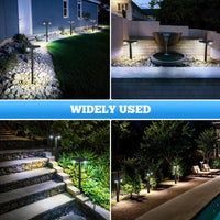 SmartYard Solar Pathway Lights, 6 Pack Solar Lights Outdoor Waterproof IP65, Modern Solar Path Lights, Outside Lights Solar Powered Landscape Lighting